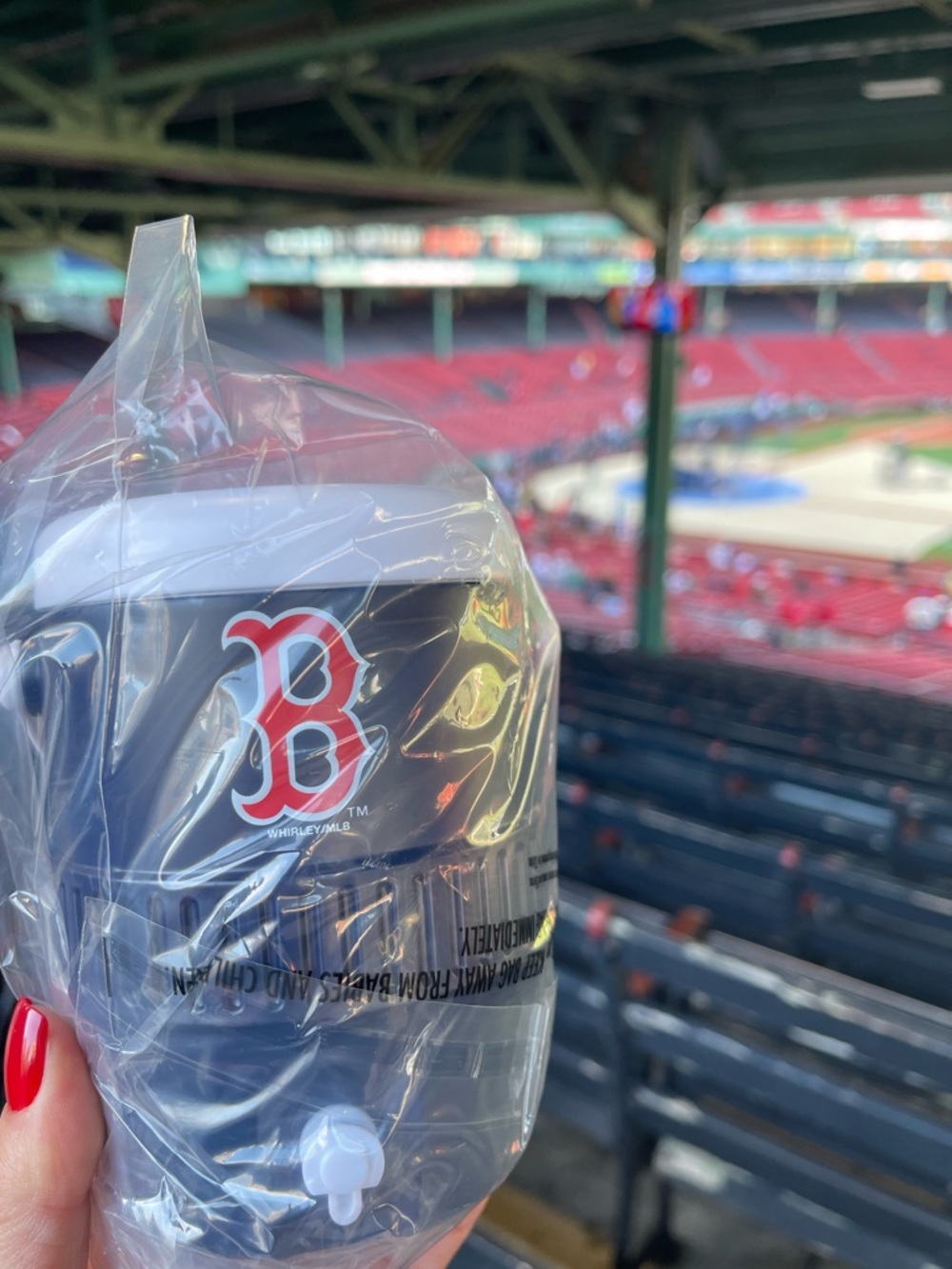 Brand New - Boston Red Sox Fenway cooler cup -Blue